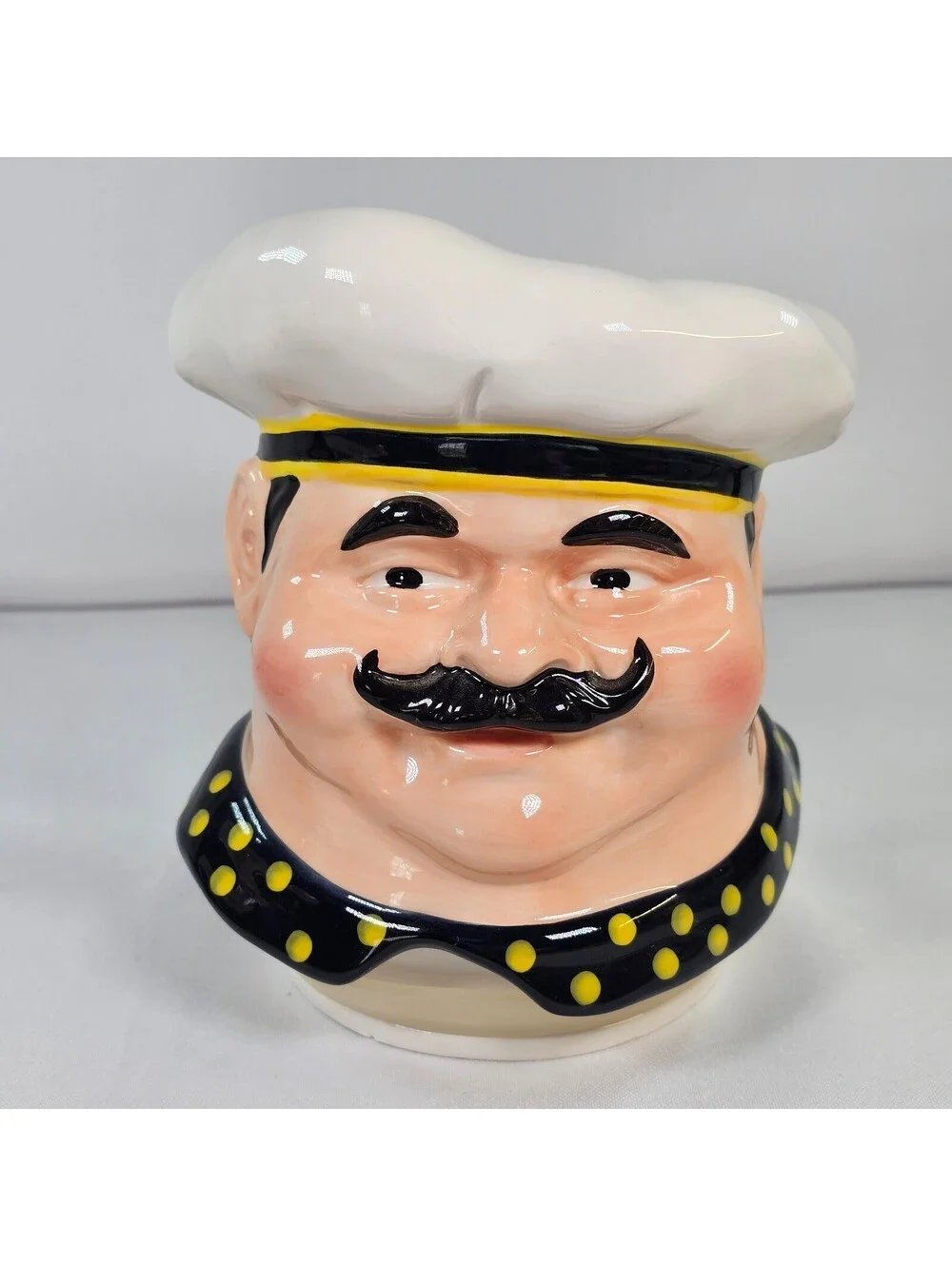 Vtg Memory Company Michigan Wolverines Chef Cookie Jar 2004 1st Series Ceramic